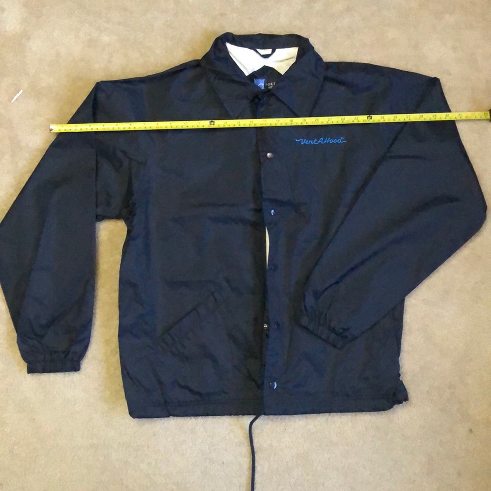 Vintage Lined Windbreaker-Blue